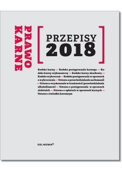 Prawo karne Przepisy 2018