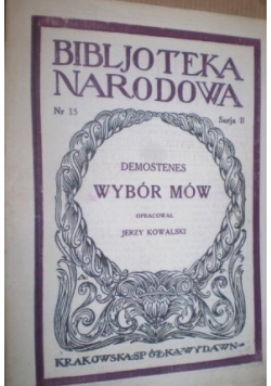 Demostenes wybór mów