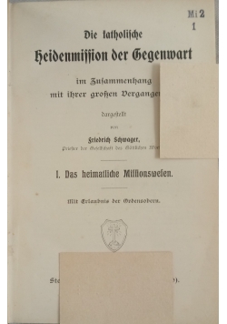 Die Heidenmiffion der Gegenwart, 1907 r.