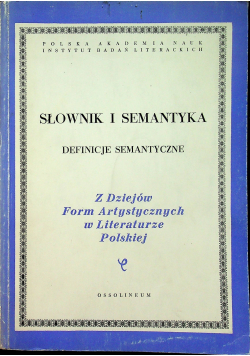 Słownik i Semantyka definicje semantyczne