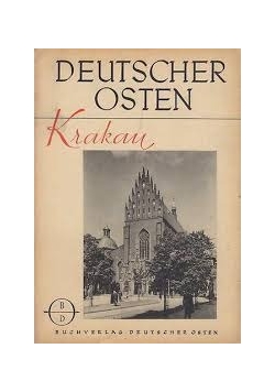 Krakau Ein Deutsches Stadtbild, 1944r