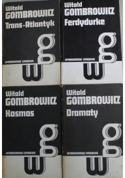 Dzieła Witold Gombrowicz Zestaw 4 książek