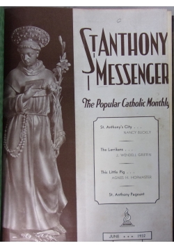 St Anthony Messenger. The Popular Catholic Monthly, 1932 r.