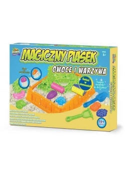 Magiczny piasek - Zestaw świecący owoce/warzywa