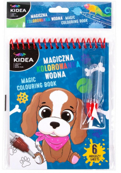 Magiczna kolorowanka wodna B Pieski KIDEA
