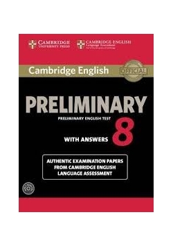 Cambridge English Preliminary 8 Student's Book with Answers and Audio 2CD, Nowa