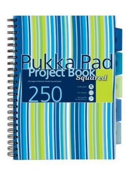 Project Book Stripe A4/125K kratka (3szt) PUKKA
