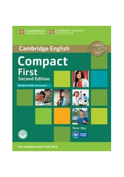 Compact First Student's Book with Answers+ CD, Nowa