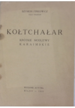 Kołtchałar ,1935r.