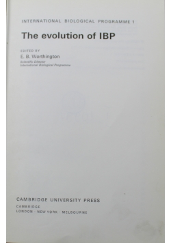 The evolution of IBF