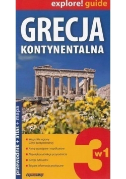 Grecja kontynentalna 3 w 1 Przewodnik atlas mapa