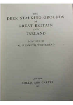 The Deer Stalking Grounds of Great Britain and Ireland