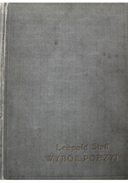Staff Wybór poezyi 1911 r.