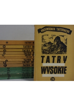 Przewodnik Taternicki. Tatry wysokie,  zestaw 16 książek