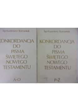 Konkordacja do Pisma Świętego Nowego Testamentu 2 tomy