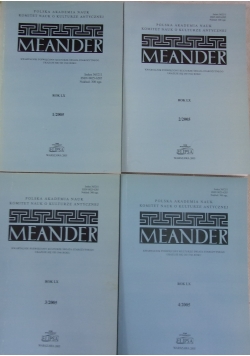 Meander, zestaw 4 książek