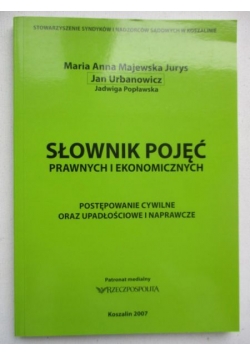 Słownik pojęć prawnych i ekonomicznych