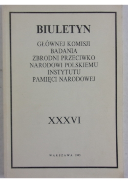 Biuletyn XXXVI