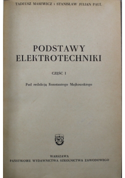 Podstawy elektrotechniki cz.I