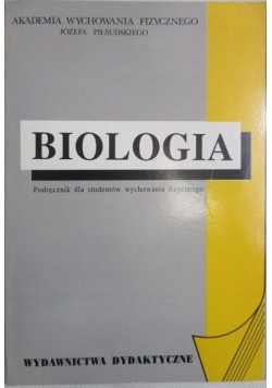 Biologia Podręcznik dla studentów wychowania fizycznego