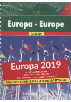 Atlas Europa 1:800 000 2019