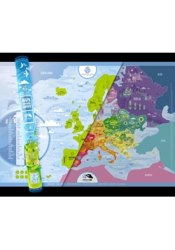 Mapa zdrapka Europa