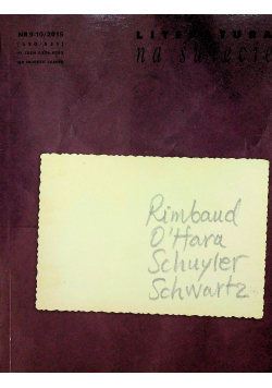 Literatura na świecie nr 9 i 10