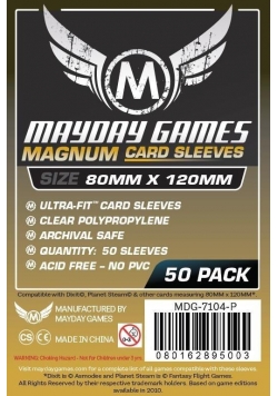 Koszulki Magnum Gold Premium 80x120 czarne (50szt)