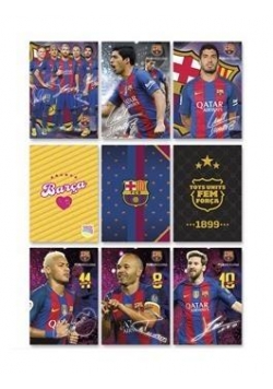 Brulion Marmar A5/96K FC Barcelona kratka (5szt)