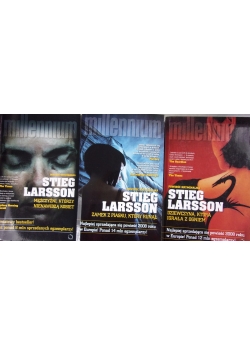 Stieg Larsson zestaw 3 książek