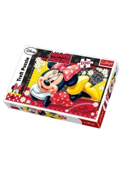 Puzzle 100 Wesoła Minnie TREFL