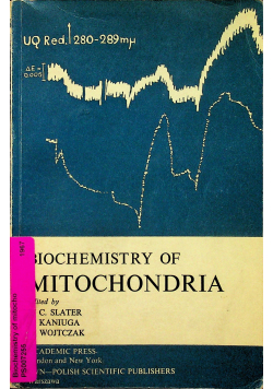 Biochemistry of mitochondria