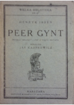 Peer Gynt, 1920 r.