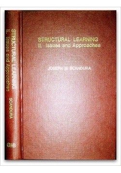 Structural learning II , issues and approaches