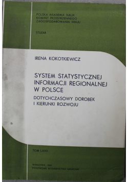 System statystycznej informacji regionalnej w Polsce