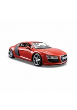 Samochód Audi R8 czarny mat skala 1:24