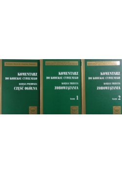 Komentarz do Kodeksu Cywilnego, zestaw 3 książek