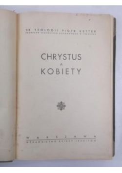 Chrystus a kobiety, 1937 r.