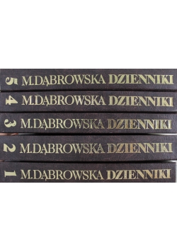 Maria Dąbrowska Dzienniki 5 tomów