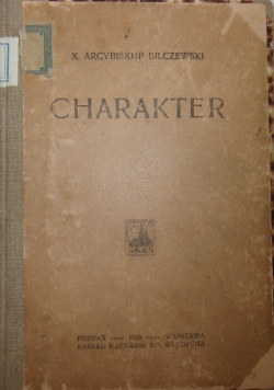 Charakter ,1920 r.
