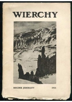 Wierchy rocznik jedenasty, 1933 r.