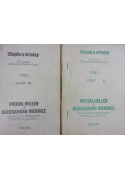 Historia związku sowieckiego, tom 2 cz. II i IV