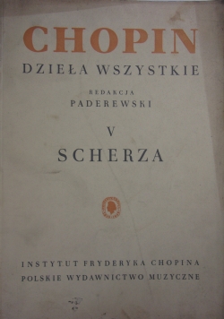 Chopin dzieła wszystkie. Scherza, 1949r.