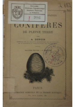 Coniferes de pleine terre