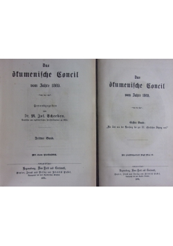 Das okumenische Concil vom Jahre 1869, tom 1,3, 1871r.