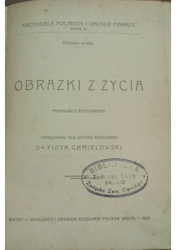 Obrazki z życia, 1903 r.