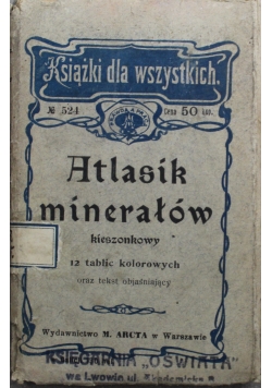 Atlasik minerałów kieszonkowy 1910 r.