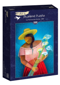 Puzzle 1000 Toffoli, Kobieta sprzedająca kwiaty