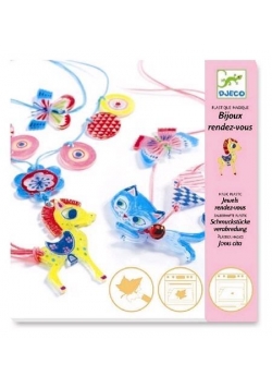 Zestaw artystyczny - Magic plastic Biżuteria kotek