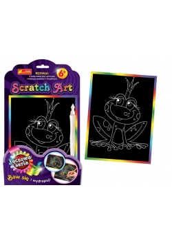 Scratch Art. Tęczowa seria - Żaba
